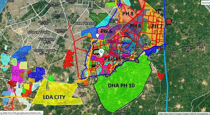 LDA City Location Map