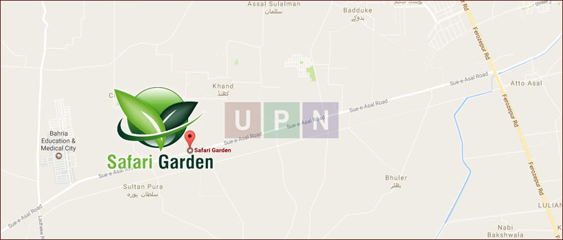 safari garden housing scheme map