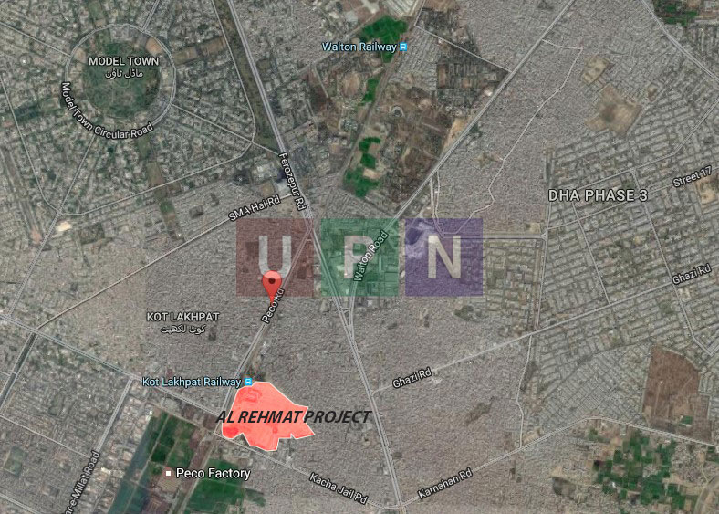 AL Rehmat Project Map Location