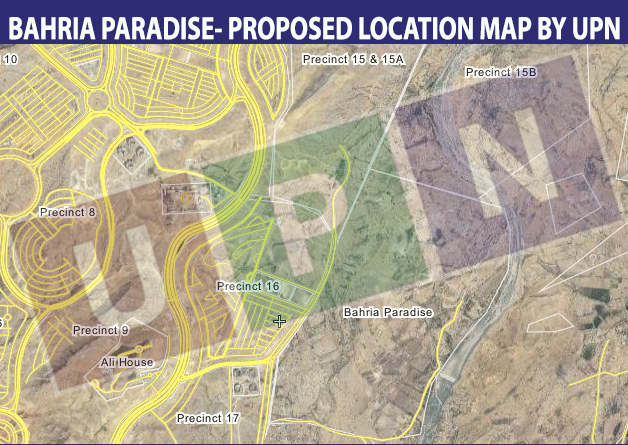 Bahria Paradise Location Map