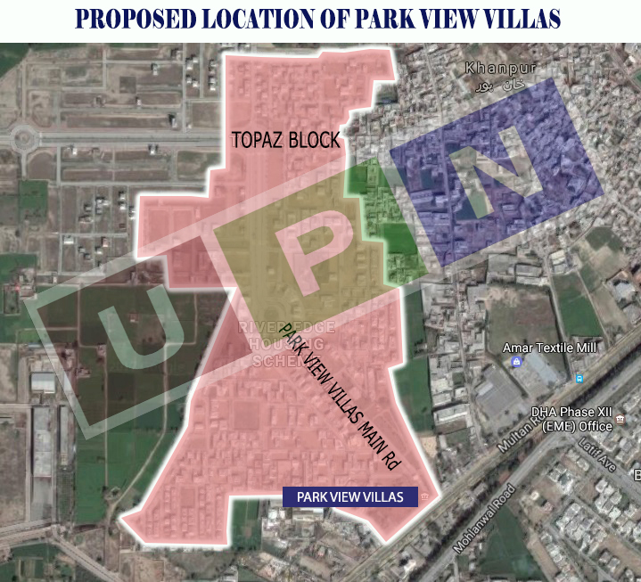 park view villas Location Map
