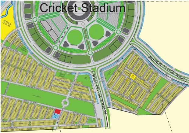 Bahria Sports Villas Location