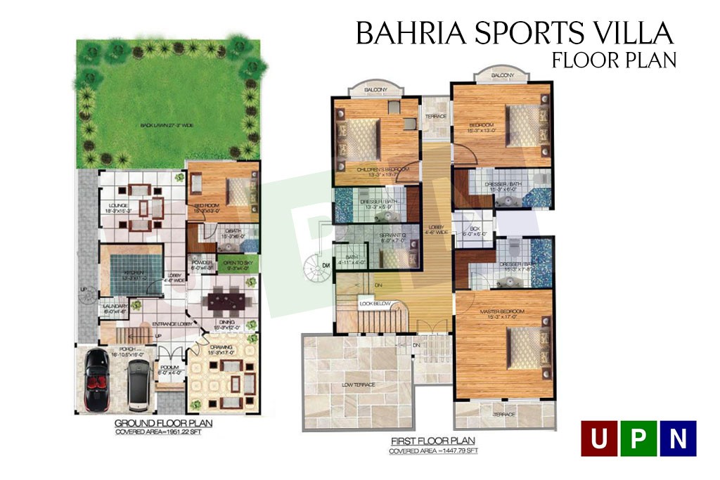 Bahria Sports Villa floor plan