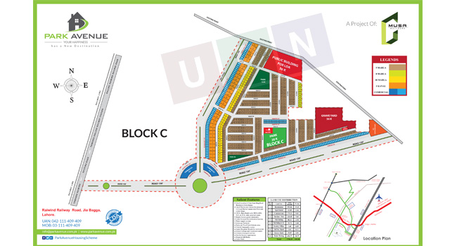 Park Avenue Block C Map UPN