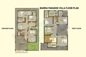 bahria paradise villa floor plan