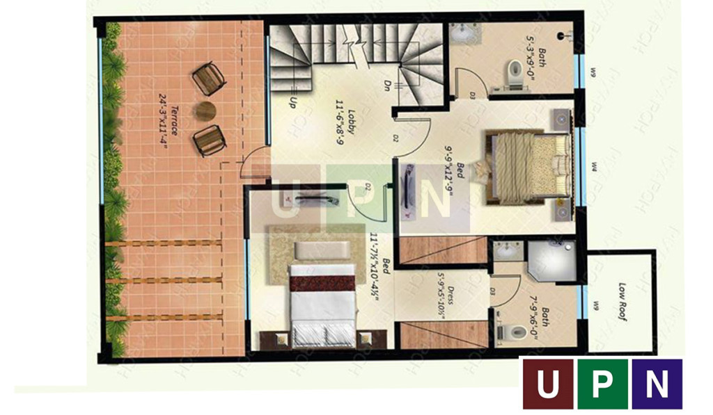 zaitoon villa first floor plan