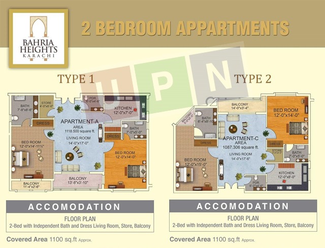 Bahria Heights Floor Plan UPN