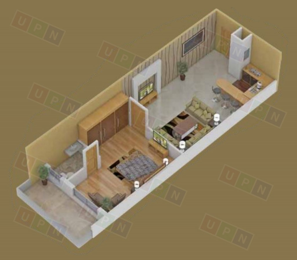 1 bedroom Floor Plan