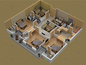 3 Bedroom Floor Plan