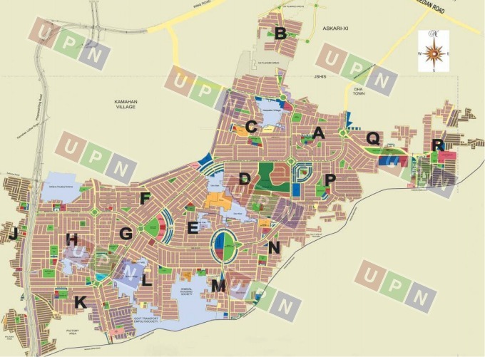 DHA Prism Location Map