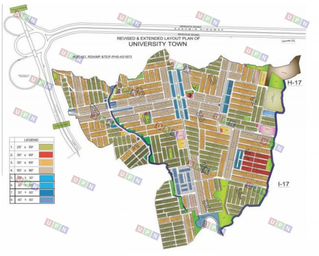 University Town Islamabad Master Plan