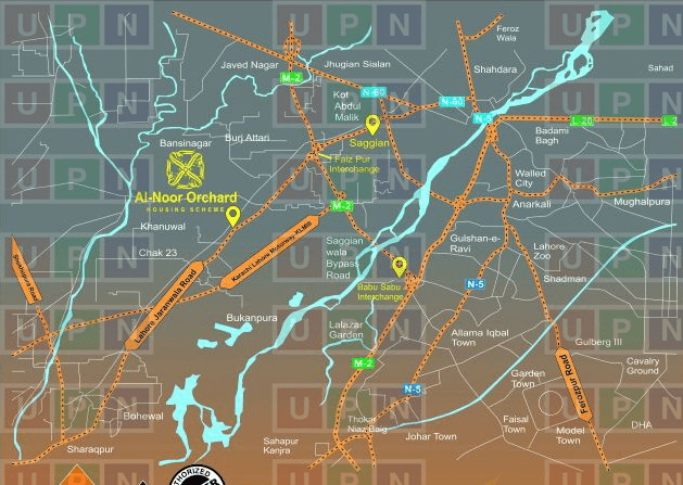 Al-Noor Orchrad Housing Scheme CityLocation