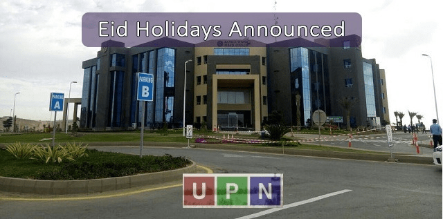 Bahria Town Karachi Head Office Announced Eid Holidays – Latest Update