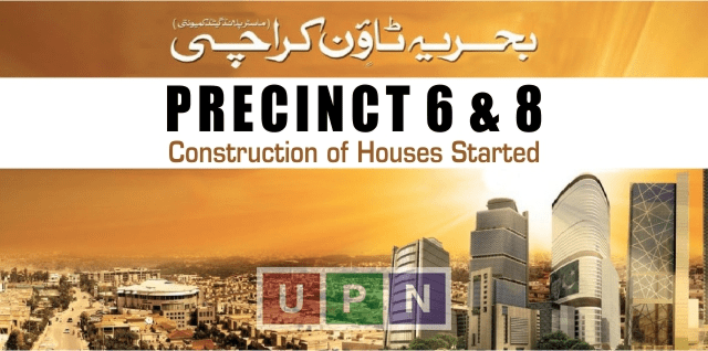 Bahria Town Karachi Precinct 6 and Precinct 8 – Construction of Homes Started