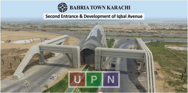 Bahria Town Karachi Second Entrance and 300 ft. Iqbal Avenue Development