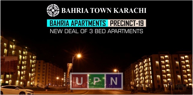 New Deal of 3-Bedroom Apartments in Bahria Town Karachi Precinct 19