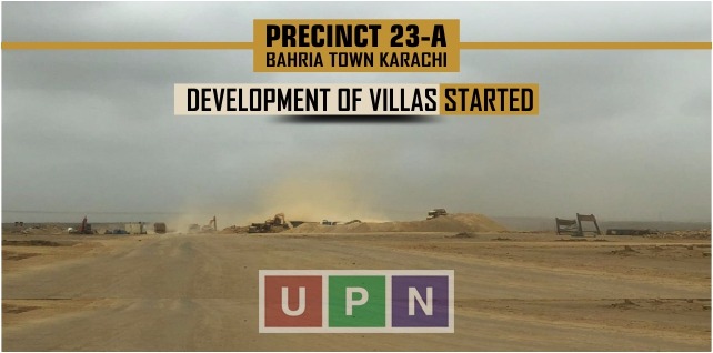 Precinct 23A Villas Development Started – Bahria Town Karachi Update