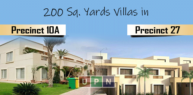 200 Sq. Yards Villas in Precinct 10A & Precinct 27 – Comparison & Latest Details