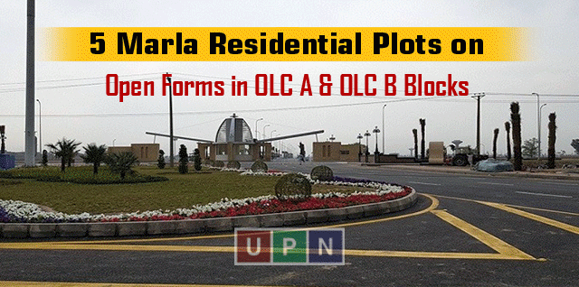 5 Marla Residential Plots on Open Forms in OLC A & OLC B Blocks- Latest Updates