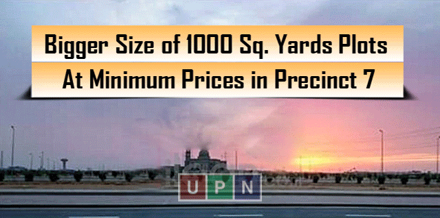 Bigger Size of 1000 Sq. Yards Plots At Minimum Prices in Precinct 7 ...