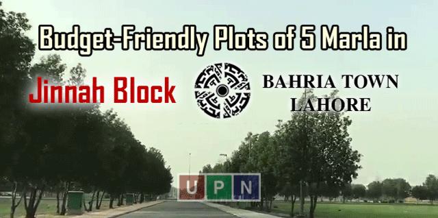 Budget-Friendly Plots of 5 Marla in Jinnah Block Bahria Town Lahore – An ideal Opportunity for You