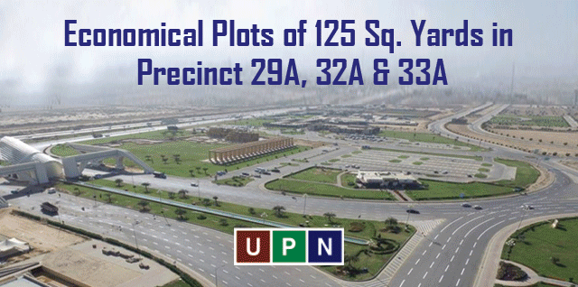 Economical Plots of 125 Sq. Yards in Precinct 29A, 32A & 33A – Latest Prices & Details of Bahria Town Karachi