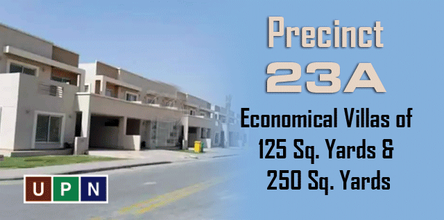 Precinct 23A – Economical Villas of 125 Sq. Yards & 250 Sq. Yards Available for Investment