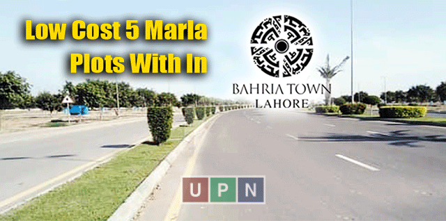 Low Cost 5 Marla Plots With In Bahria Town Lahore – Best Opportunity For You