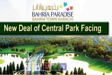 New Deal of Central Park Facing Apartments in Bahria Paradise Karachi