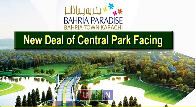 New Deal of Central Park Facing Apartments in Bahria Paradise Karachi