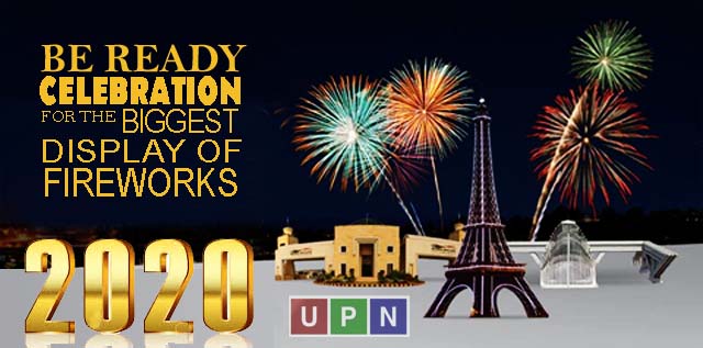 New Year Celebration 2020 Fireworks in Bahria Town Lahore, Karachi & Islamabad