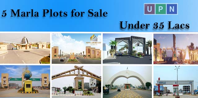 5 Marla Plots for Sale in Lahore Under 35 Lacs