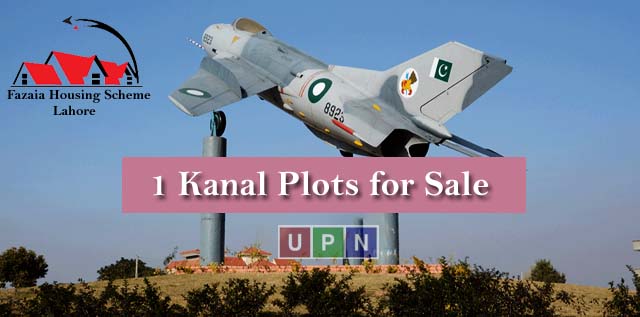 1 Kanal Plots for Sale in Fazaia Housing Scheme Lahore