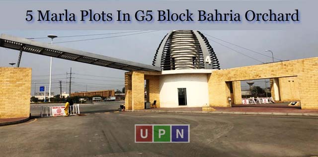 5 Marla Plots In G5 Block Bahria Orchard Lahore