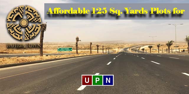 Ideally Located yet Affordable 125 Sq. Yards Plots for Sale in Bahria Town Karachi