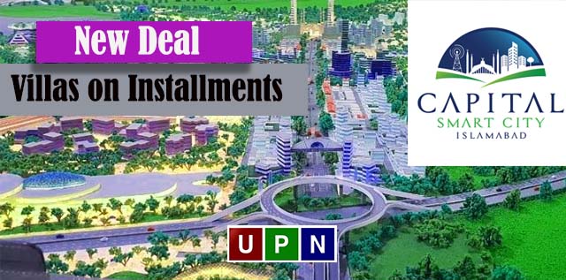 New Deal of Villas on Installments in Capital Smart City Islamabad