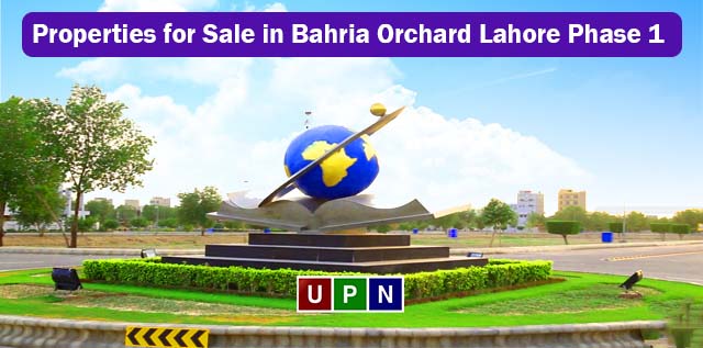 Properties for Sale in Northern and Central Block of Bahria Orchard Lahore Phase 1