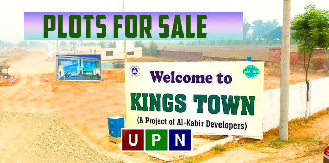 Plots for Sale in Kings Town Lahore – New Deal Announced