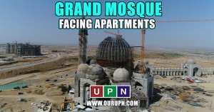 Grand Mosque Facing Apartments in Bahria Town Karachi