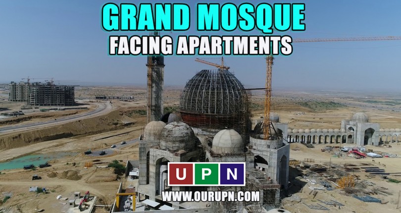 Grand Mosque Facing Apartments in Bahria Town Karachi