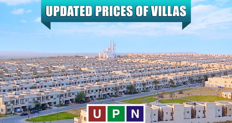 Updated Prices of Villas In Bahria Town Karachi