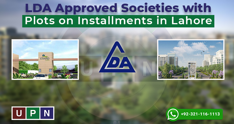 LDA Approved Societies with Plots on Instalments in Lahore – Latest Updates