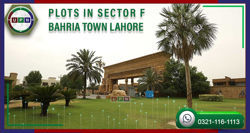 Open Form Residential Plots in Sector F Bahria Town Lahore – New Deal