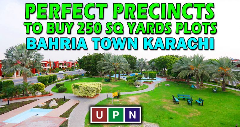 Perfect Precincts to Buy 250 Sq Yards Plots in Bahria Town Karachi