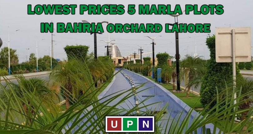 Lowest Prices 5 Marla Plots Bahria Orchard Lahore – New Open Form Deal