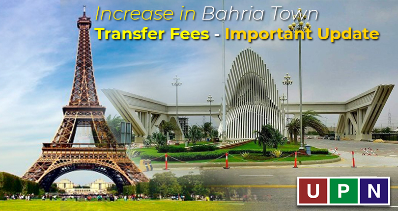 Increase in Bahria Town Transfer Fees – Important Update