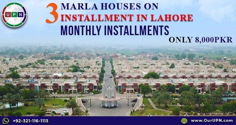 3 Marla Houses on Installments in Lahore