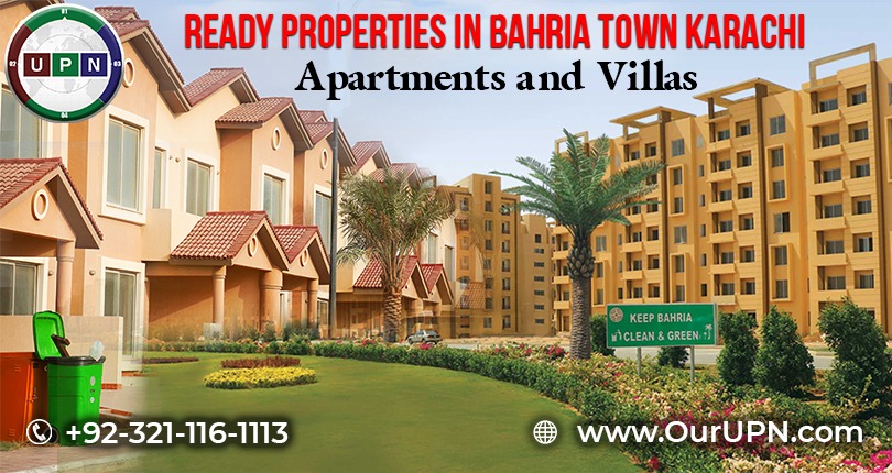 Ready Properties in Bahria Town Karachi – Apartments and Villas