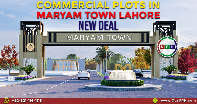 Commercial Plots in Maryam Town Lahore – New Deal