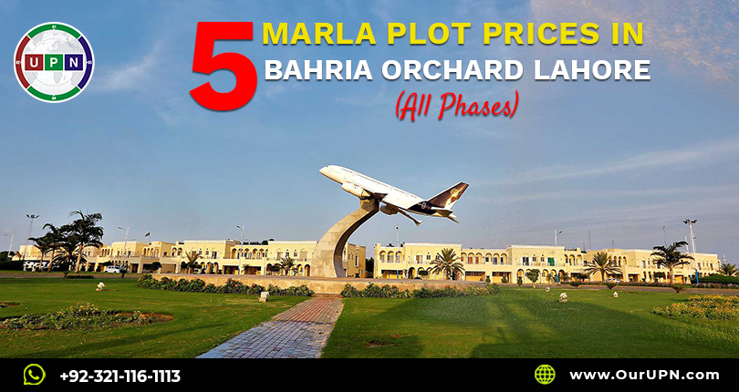 5 Marla Plot prices in Bahria Orchard Lahore(All Phases)